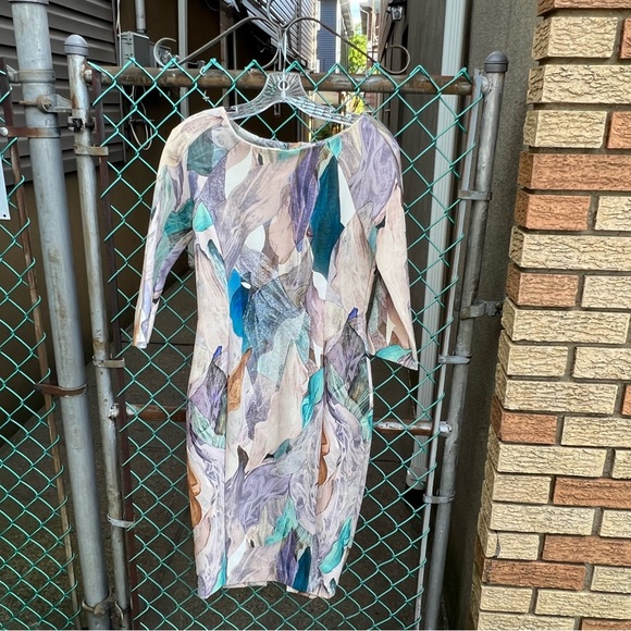 H&M Midi Tailored Dress 3/4 sleeves 6 - Picture 4 of 16